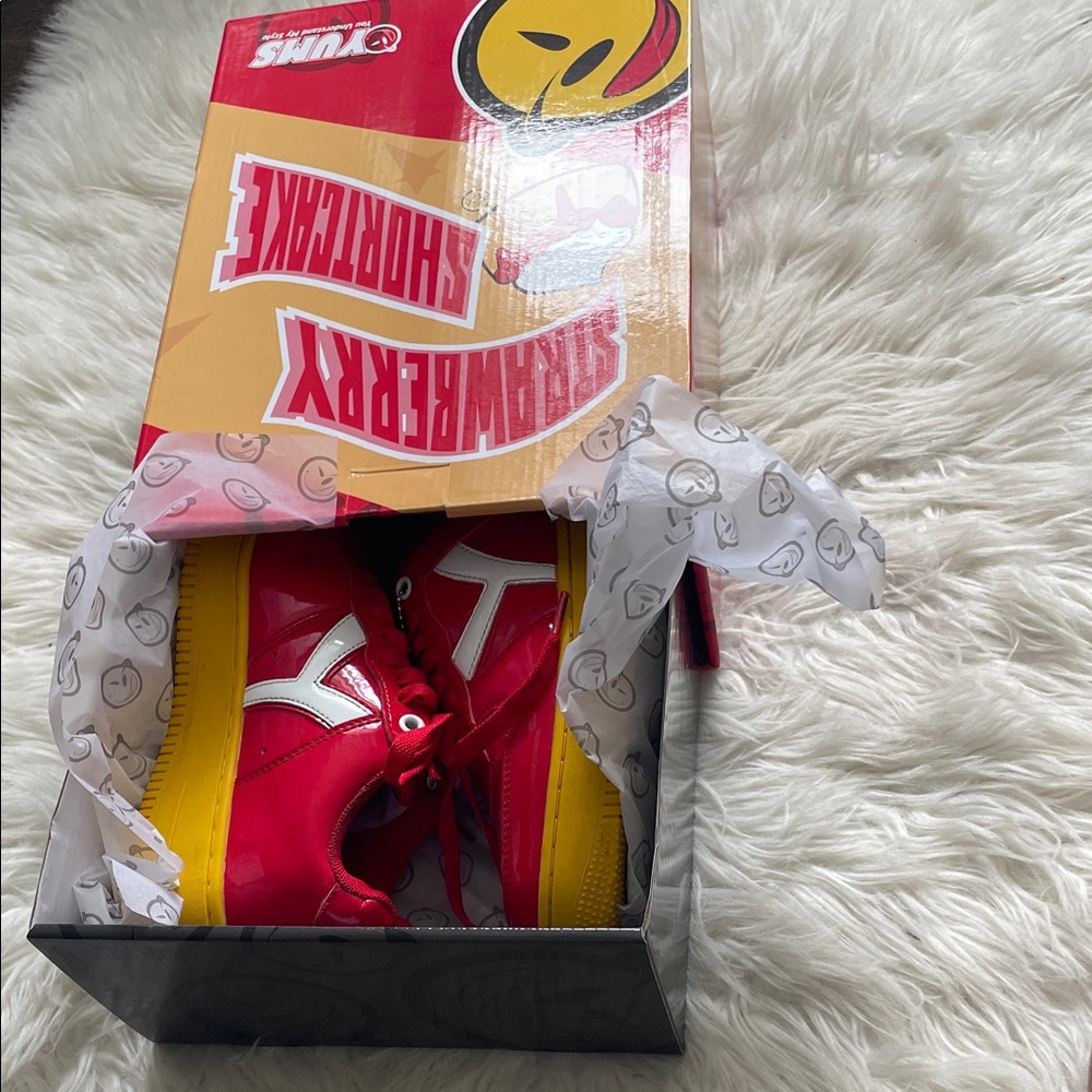 YUMS Red and Yellow Women's Sneakers